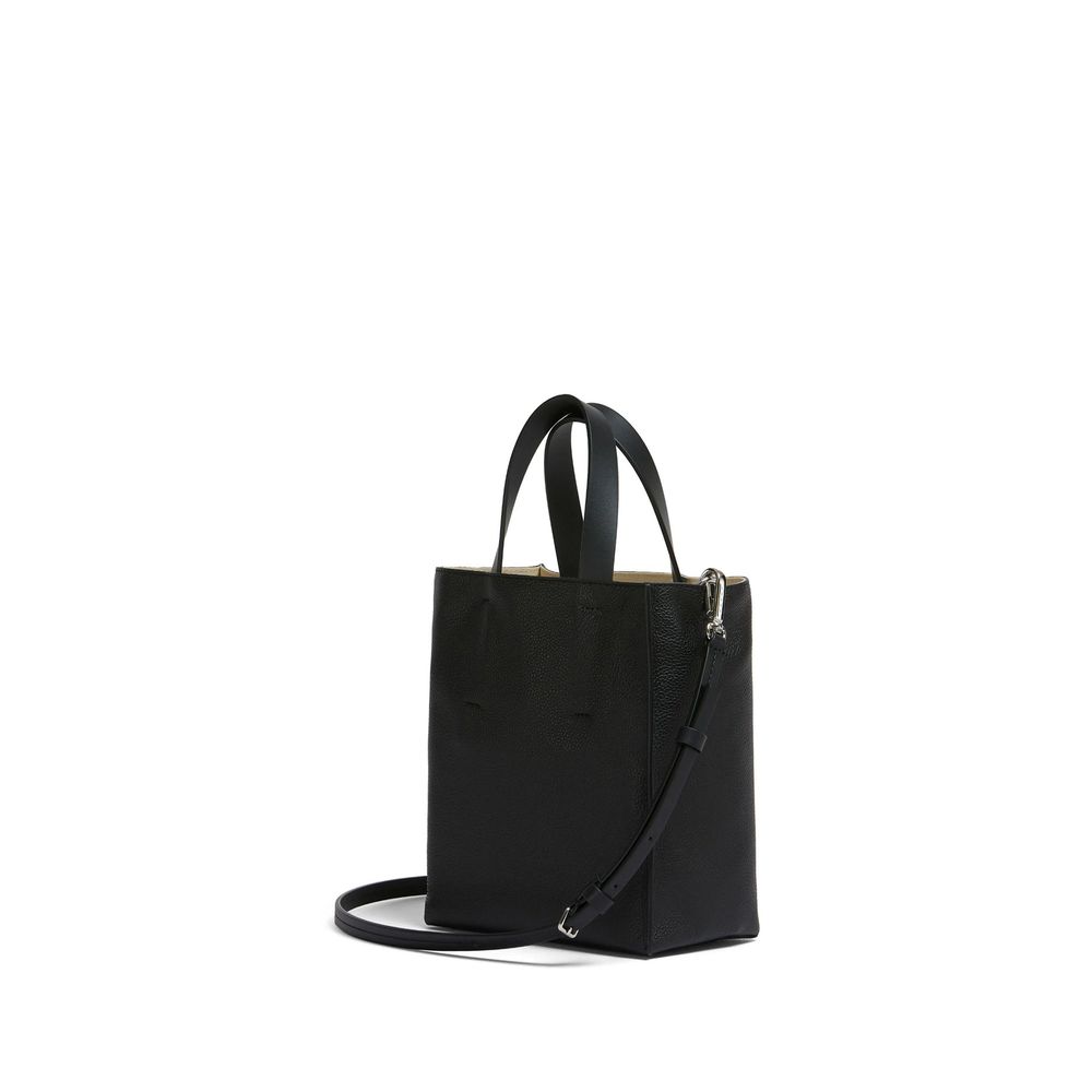 Marni Black Calfskin Tote Bag