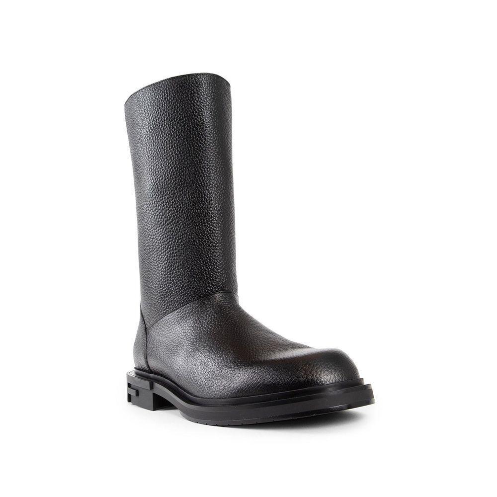 Fendi Leather Frame Boots