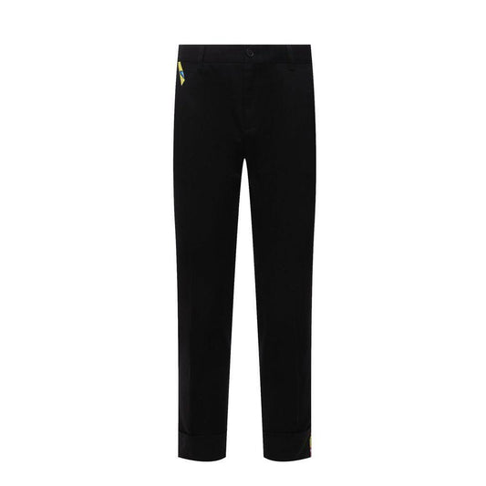 Versace Cotton Gabardine Trousers VE-8736624967892-IT52 | XL