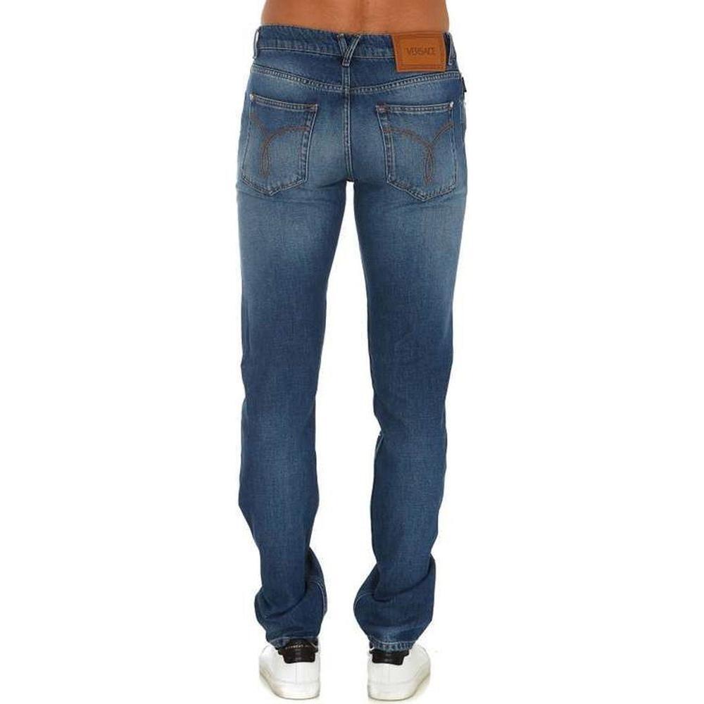 Versace Cotton Logo Denim Jeans VE-8736625164500-W32