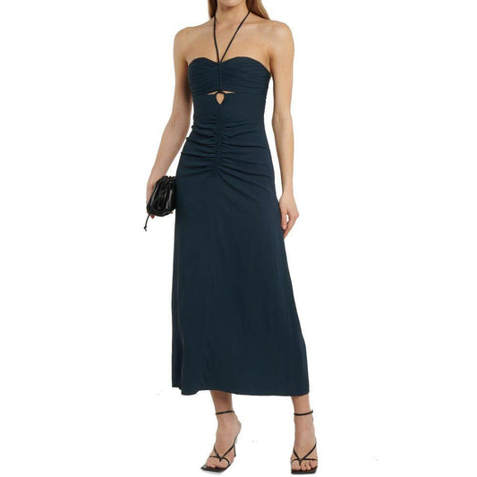 Self-Portrait Cut-Out Ruched Maxi Dress SE-8736578961620-38