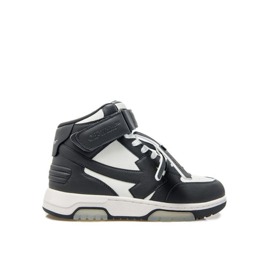 Off-White Black Calfskin Athletic Sneakers