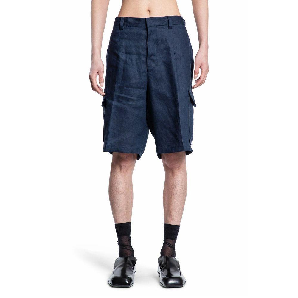 Prada Linen Bermuda PR-8735545000148-48 | M
