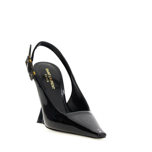 Saint Laurent 'Dune' Leather Slingback Pumps SA-8735551062228-EU35/US5