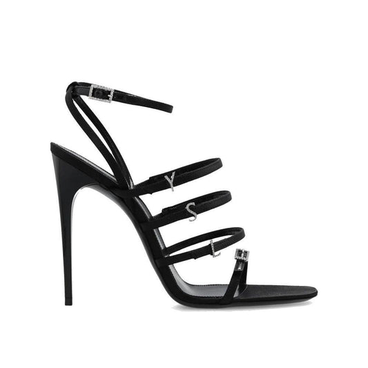 Saint Laurent Jerry Satin Sandals SA-8736563527892-EU36/US6