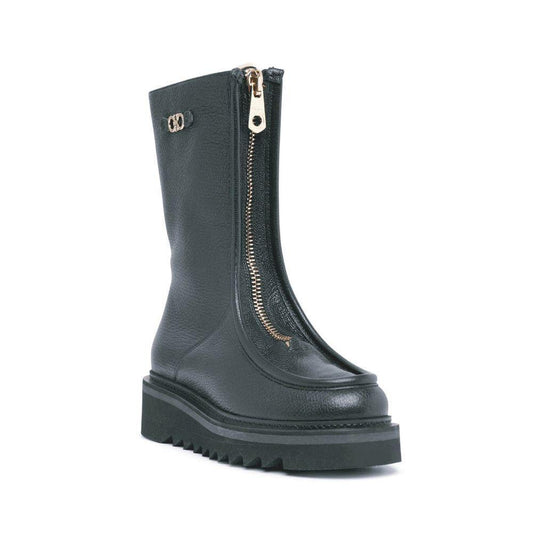 Salvatore Ferragamo Eurialo Leather Boots SA-8736573980884-EU40/US10
