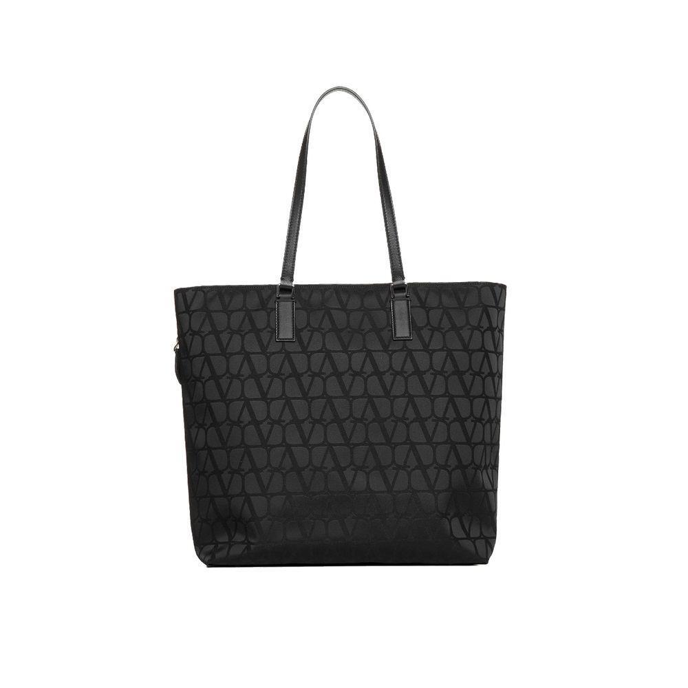 Front view with bag zipped and handles upright.