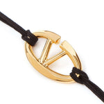 Valentino Garavani V-Logo Cotton Bracelet VA-8735615779028-L