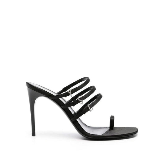 Saint Laurent Jerry 95 Satin Sandals SA-8735564595412-EU36.5/US6.5