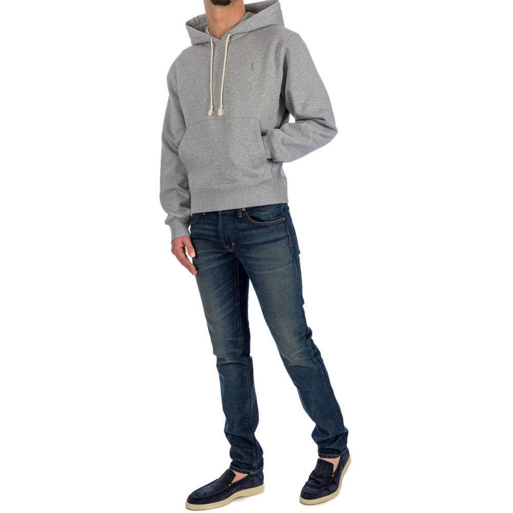 Saint Laurent Hooded Cotton Sweatshirt SA-8735564038356-XL