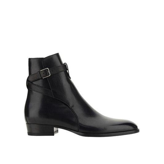 Saint Laurent Wyatt Jodhpur Ankle Boots SA-8735583699156-EU39.5/US6.5