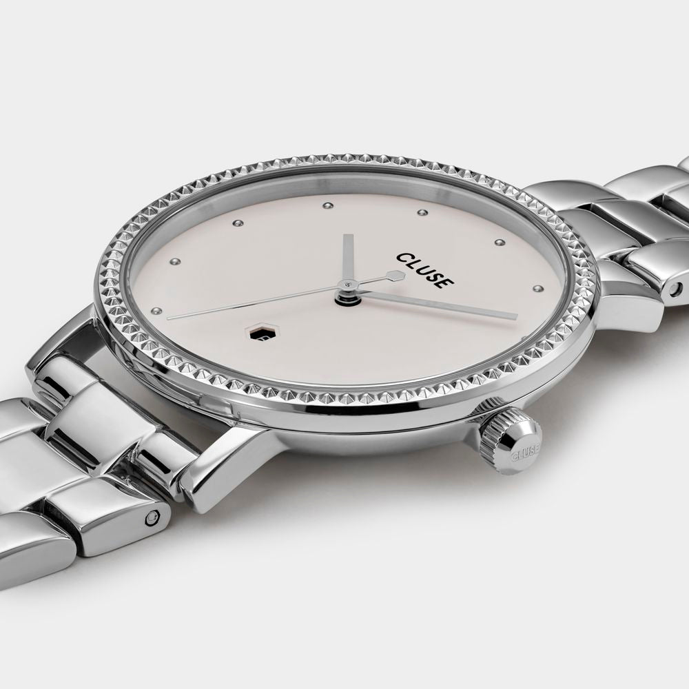 Cluse Silver Stainless Steel Bracelet Watch