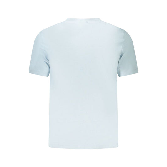 Calvin Klein Blue Cotton Men T-Shirt CA-39200-M