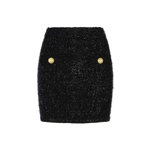 Balmain Tweed Mini Skirt BA-8776934555860-42