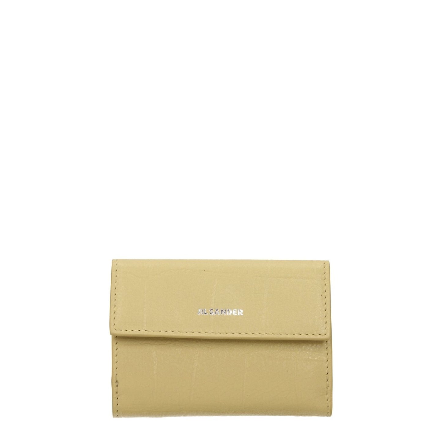 Jil Sander Yellow Leather Wallets