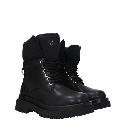 Versace Jeans Black Polyethylene Ankle Boots VE-8547457302793-EU36/US6