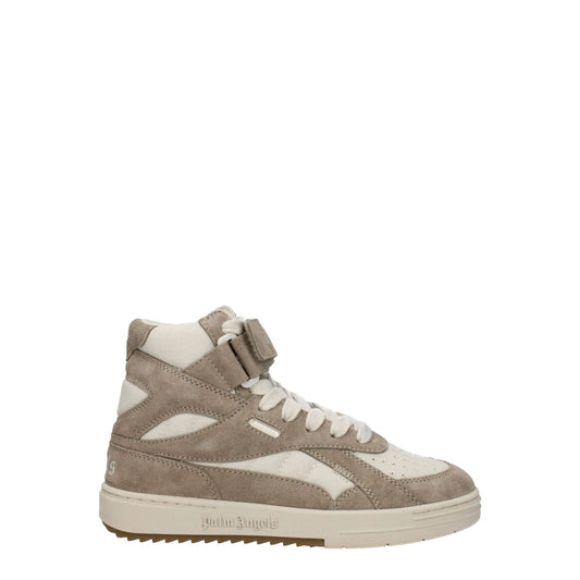 Palm Angels Beige Leather High Tops PA-8547463332105-EU36/US6
