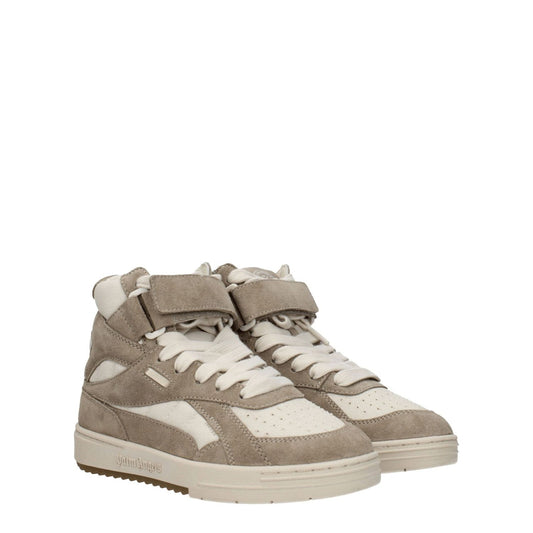 Palm Angels Beige Leather High Tops PA-8547463332105-EU36/US6