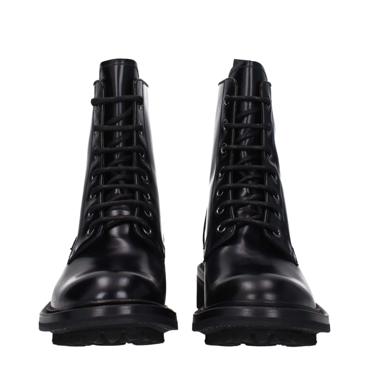Church's Black Leather Ankle Boots