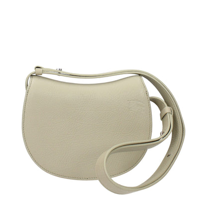 Burberry Green Leather Shoulder Bag with adjustable strap and silver accents, made of leather. Mini casual style, perfect for fashion-forward individuals.