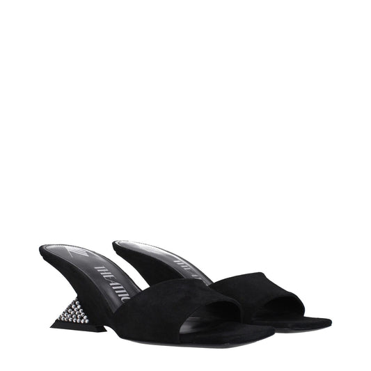 The Attico Black Leather Platforms TH-9333329756425-EU36/US6