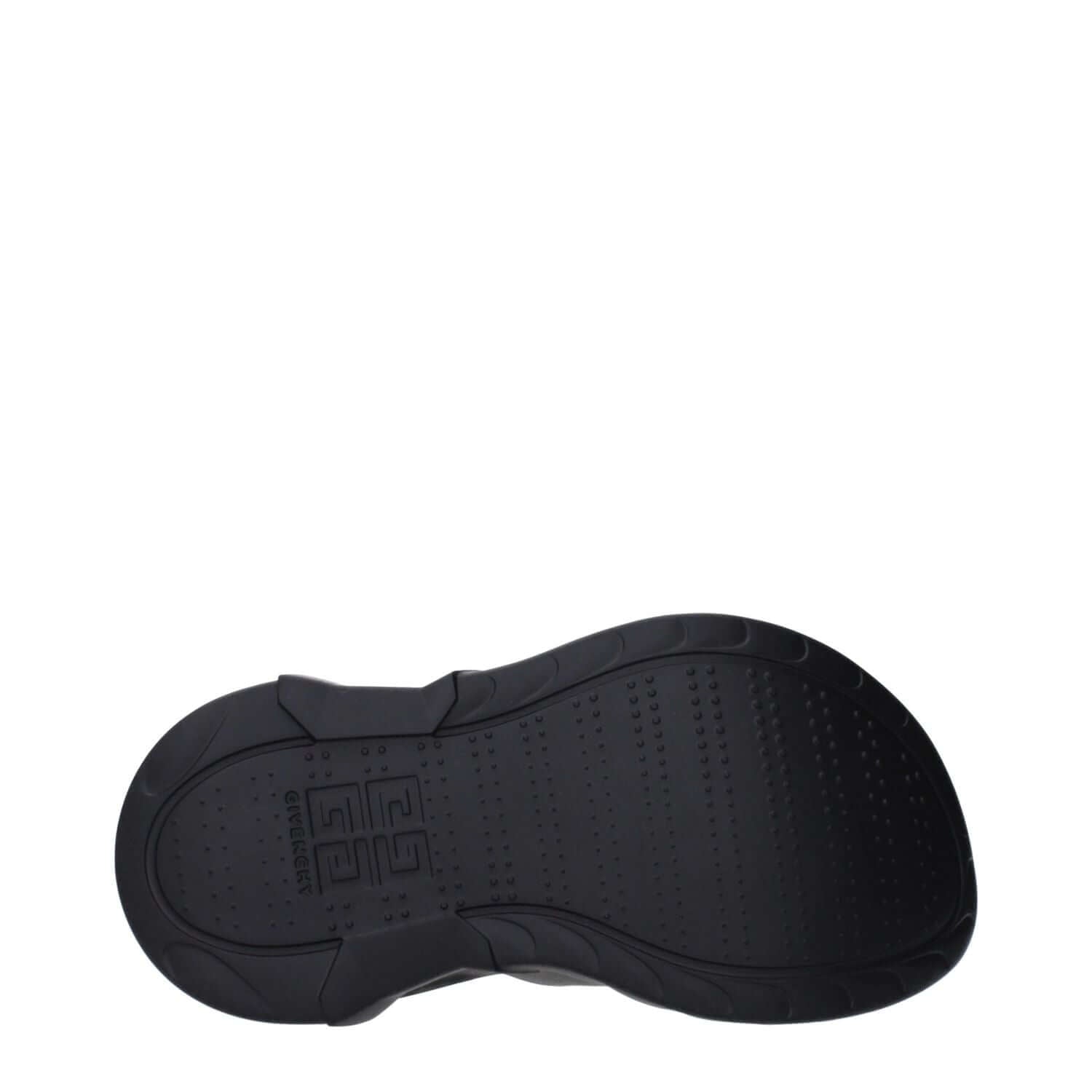 Givenchy Black Cotton Slippers