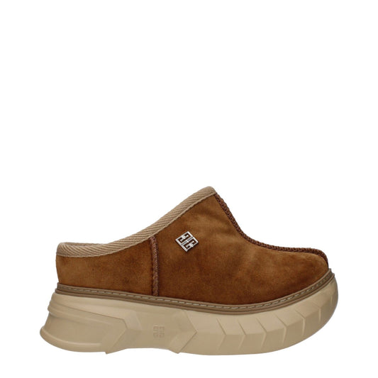 Givenchy Brown Leather Slippers Sandals GI-9482779885833-EU35/US5
