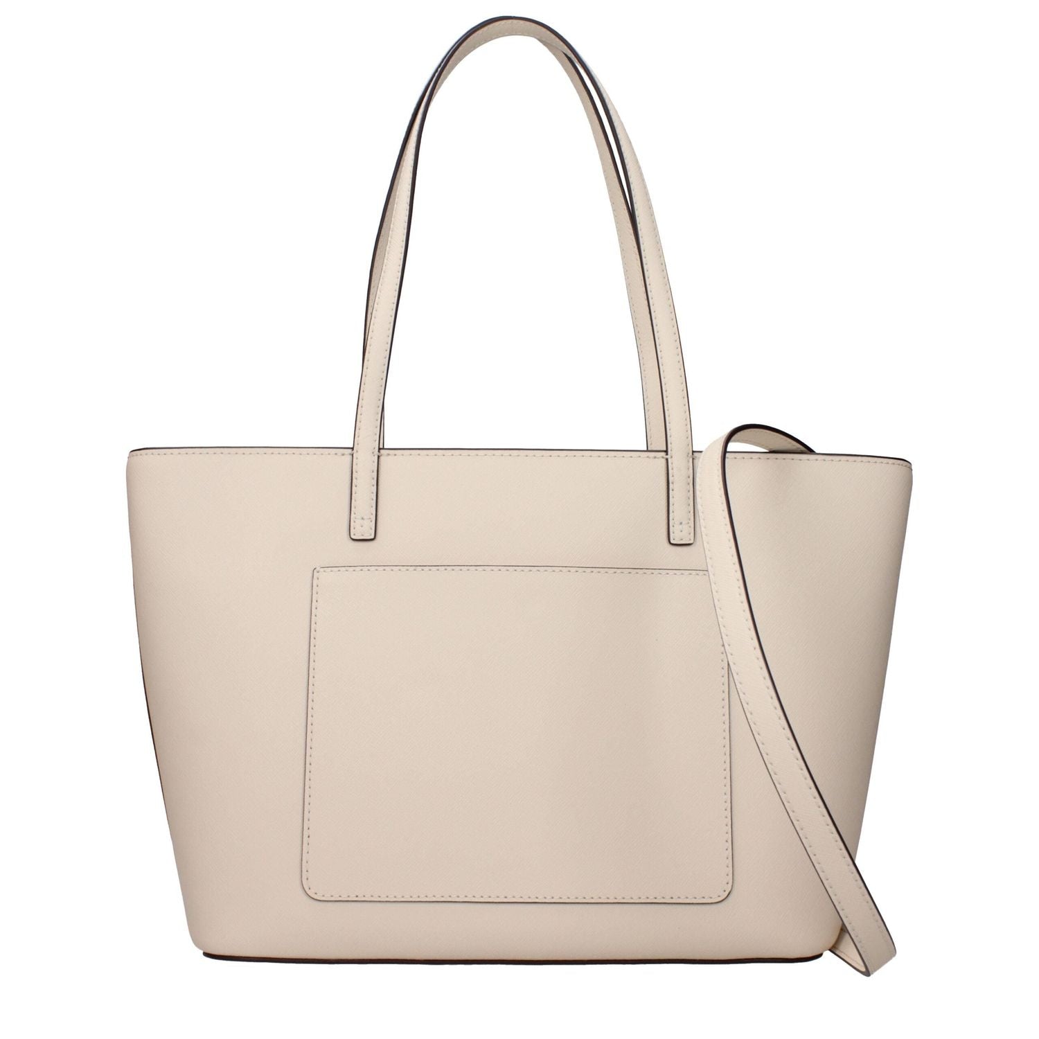 Front view with bag zipped and handles upright.