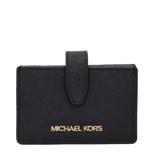 Michael Kors Black Leather Cardholders