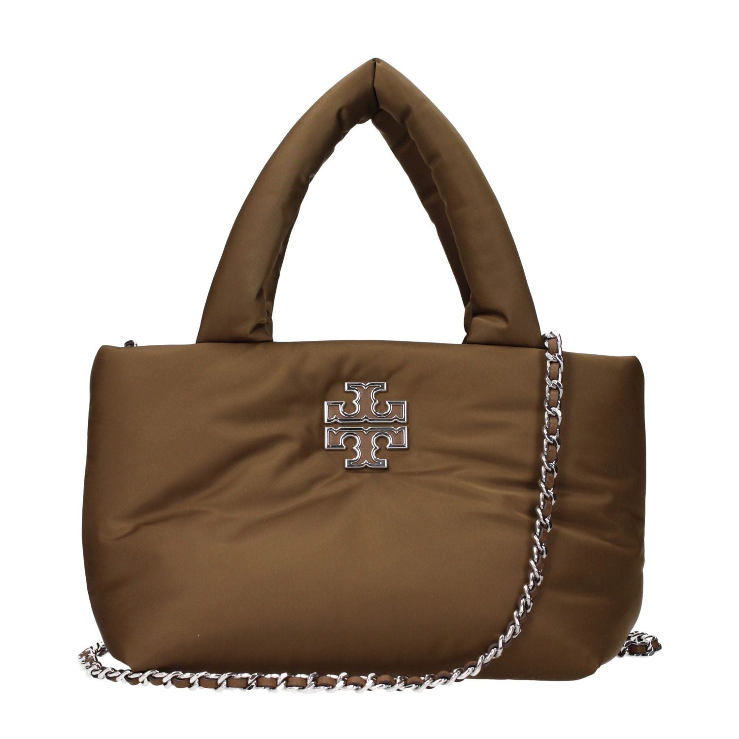 Front view with bag zipped and handles upright.