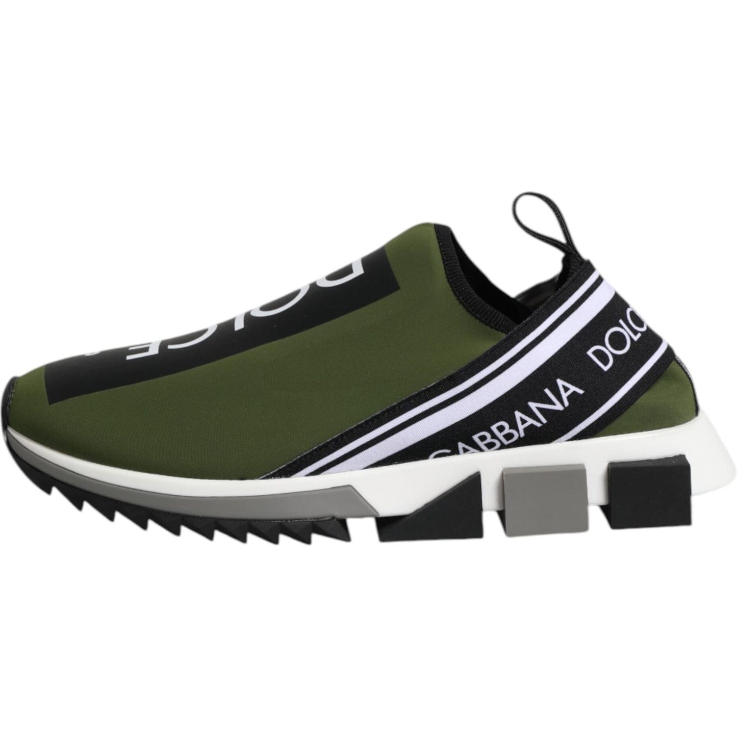 Dolce & Gabbana Green Logo Low Top Sorrento Men Sneakers Shoes MV7755-40
