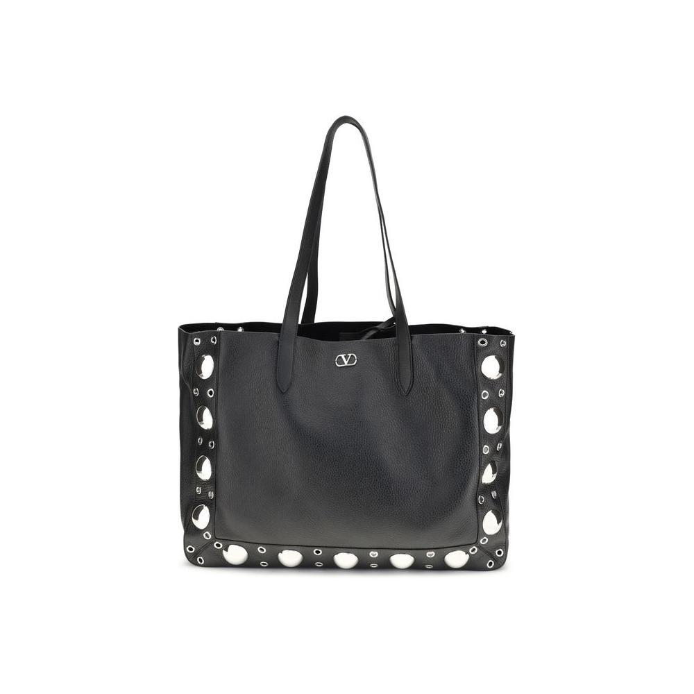 Front view with bag zipped and handles upright.