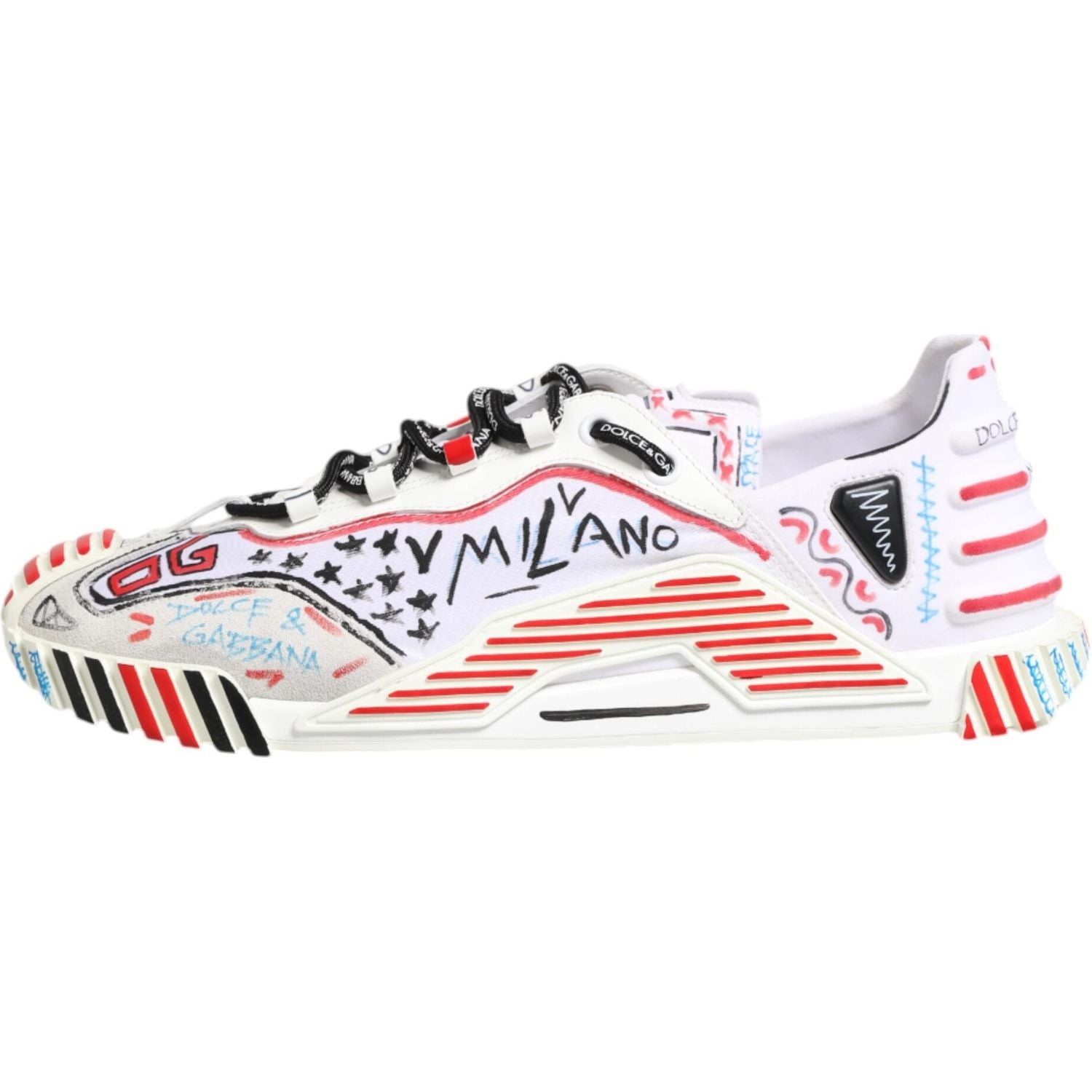 Dolce & Gabbana Multicolor Low Top NS1 Men Sneakers Shoes