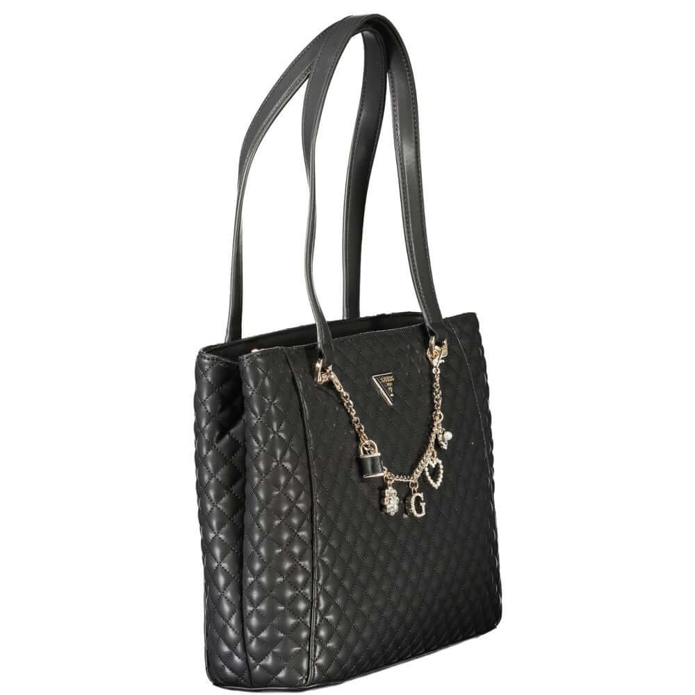 Guess Jeans Black Polyethylene Handbag