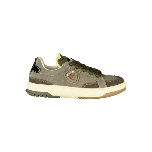 Blauer Green Leather Men Sneaker