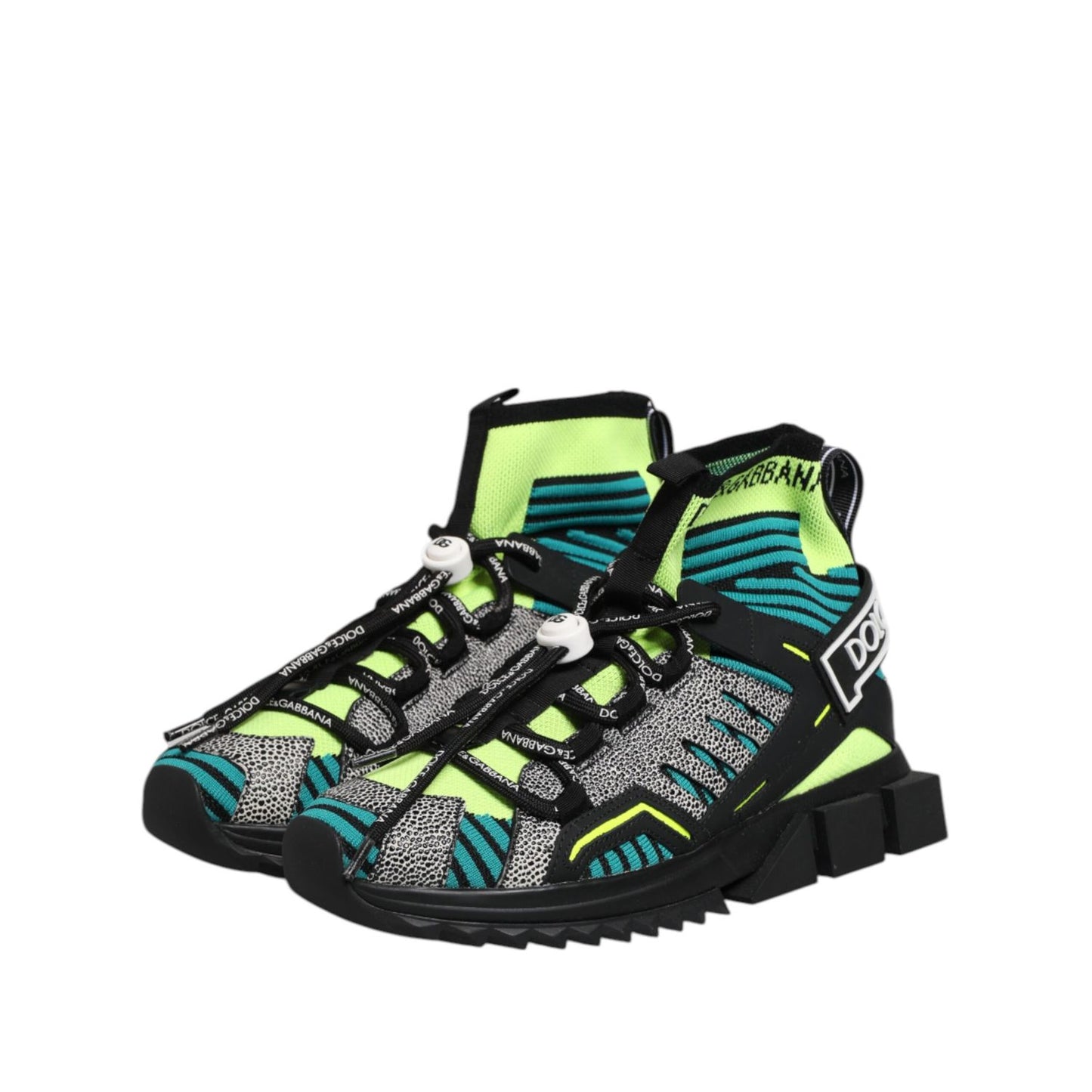 Dolce & Gabbana Multicolor Sorrento Socks Men Sneakers Shoes