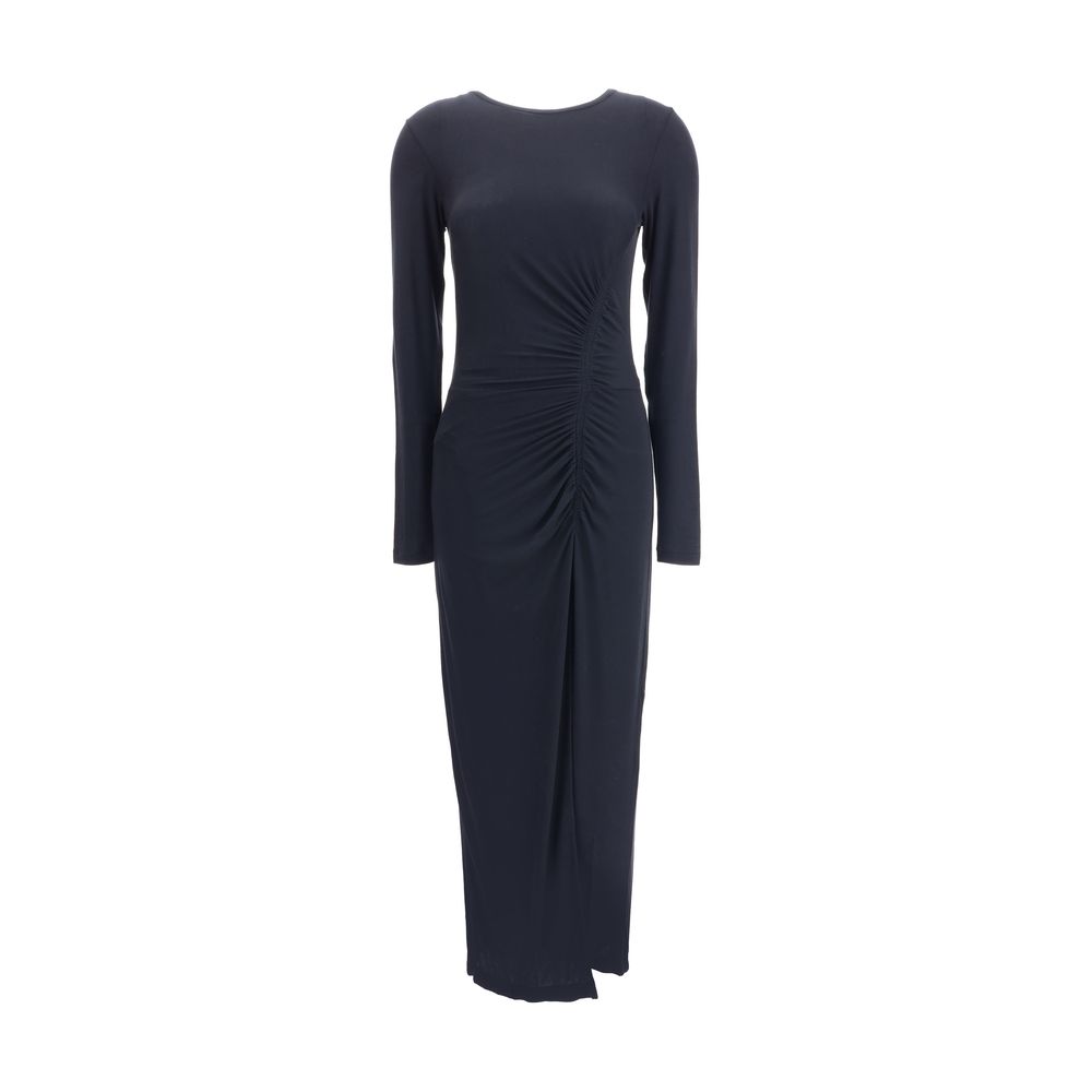 Marant Etoile Black Modal Casual Dress