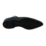 Dolce & Gabbana Blue Python Leather Snakeskin Shoes MV2673-40