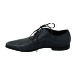 Dolce & Gabbana Blue Python Leather Snakeskin Shoes MV2673-40