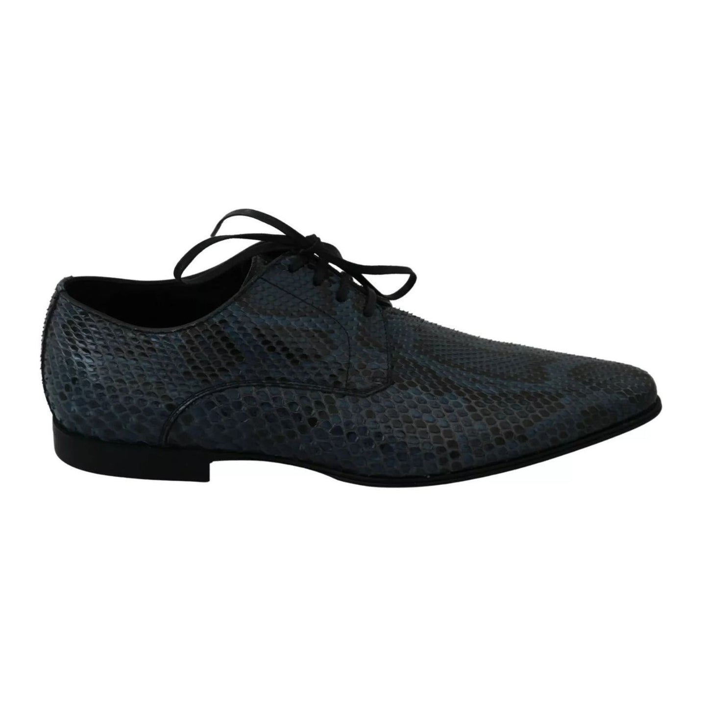 Dolce & Gabbana Blue Python Leather Snakeskin Shoes MV2673-40