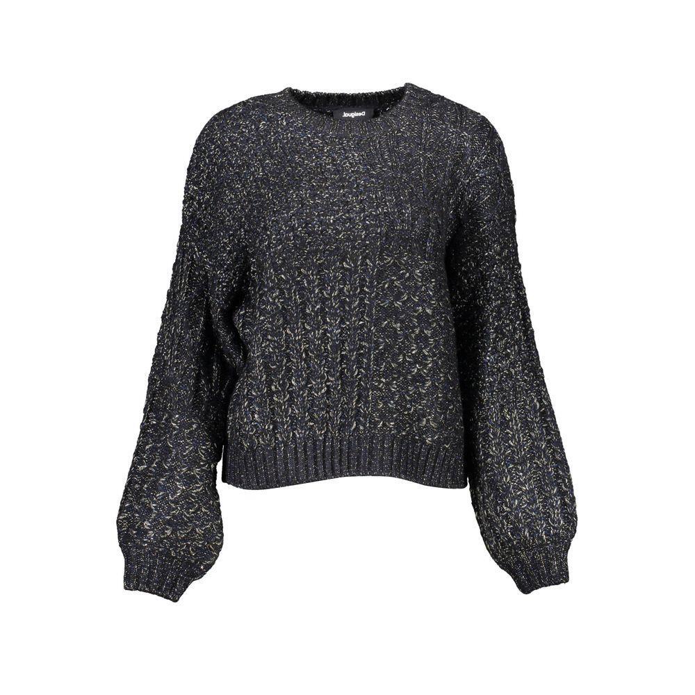 Desigual Black Polyester Sweater DE-9498-S