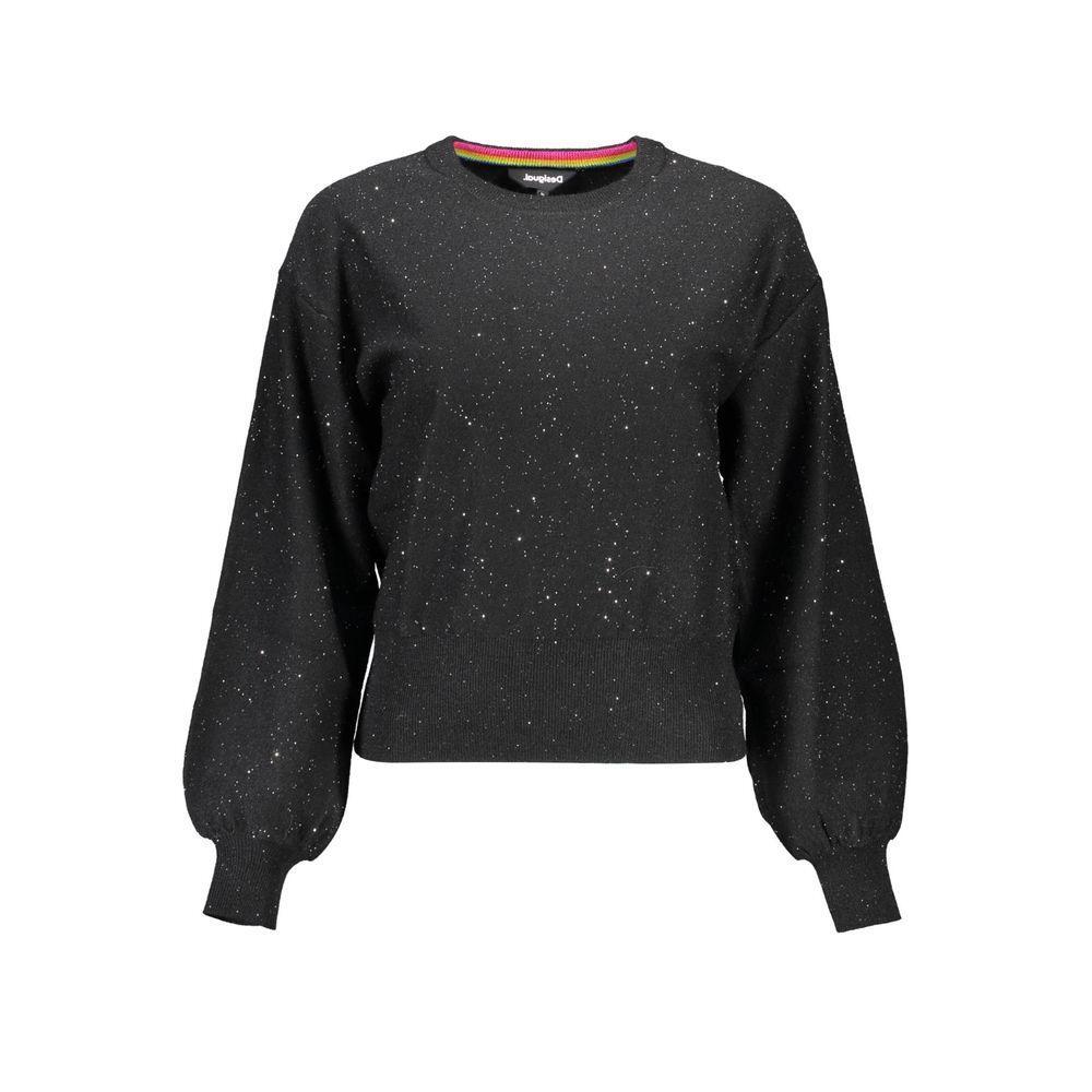 Desigual Black Polyester Sweater DE-9544-XS