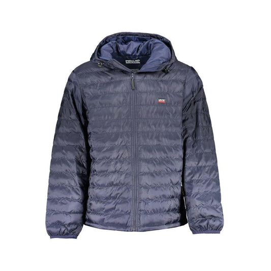 Levi's Blue Polyester Jacket LE-10475-XXL