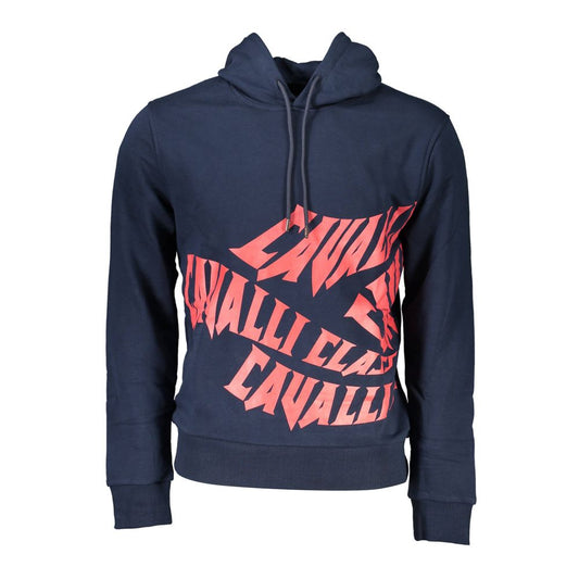 Cavalli Class Blue Cotton Sweatshirt