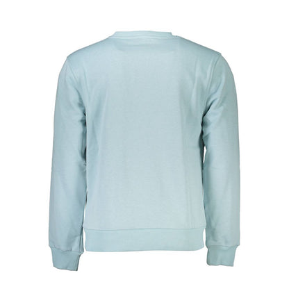 Cavalli Class Blue Cotton Men Sweater