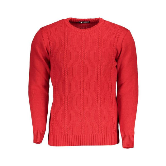 U.S. Grand Polo Red Fabric Sweater