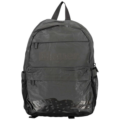 Blauer Black Polyester Backpack Blauer