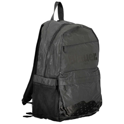 Blauer Black Polyester Backpack Blauer