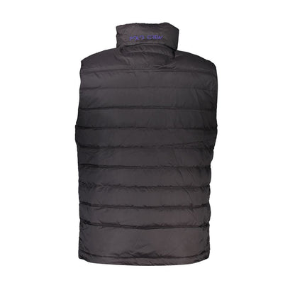 La Martina Black Polyamide Sleveless Jacket