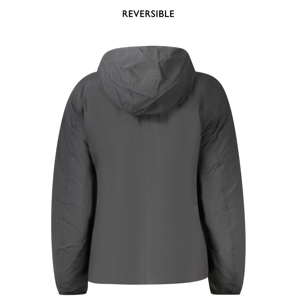 K-WAY Black Polyamide Jackets & Coat KW-34163-M